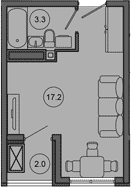 Продается 1-комн. квартира, 20.5 м²