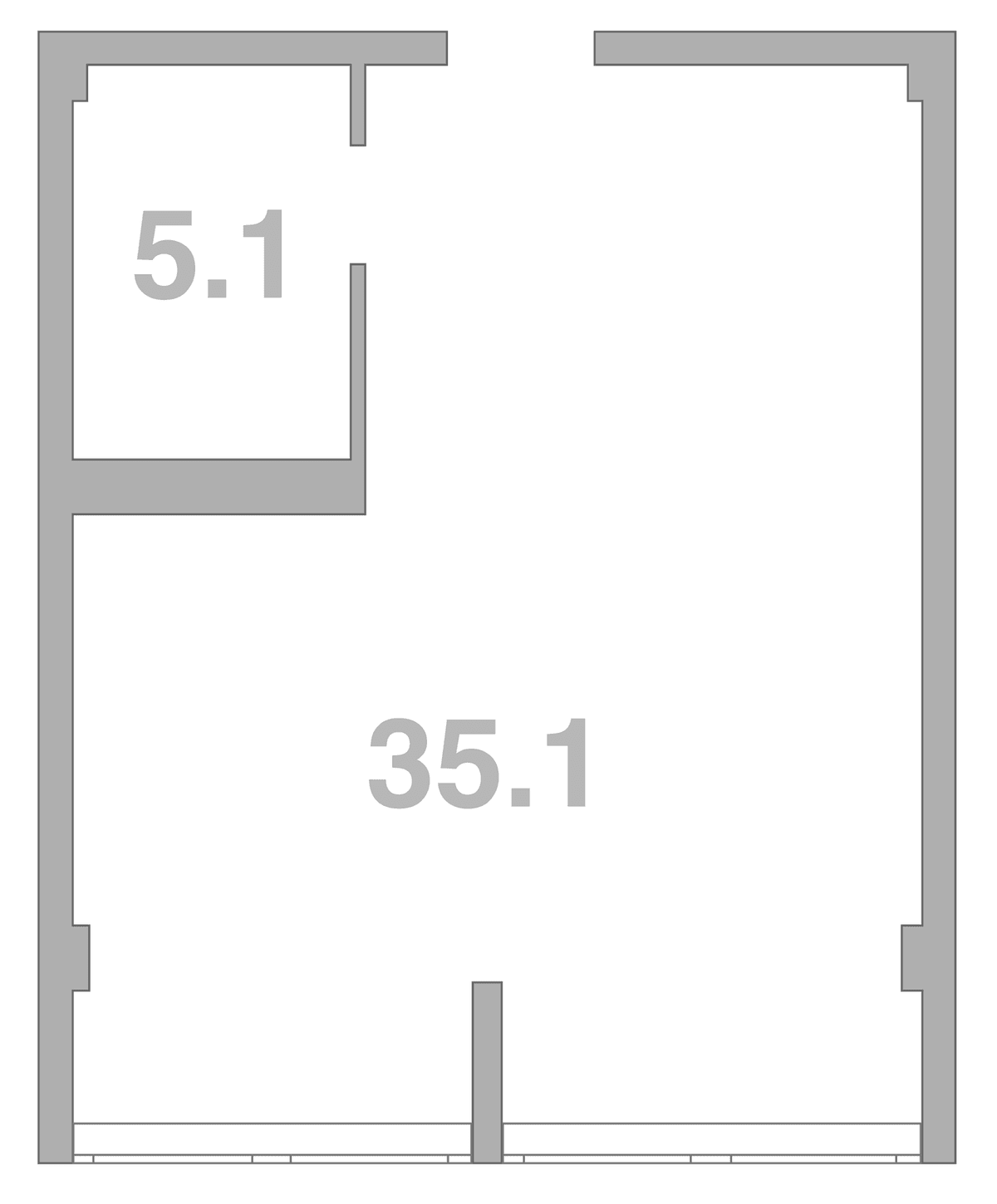 Продается 1-комн. квартира, 40.2 м²