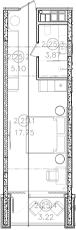 Продается 1-комн. квартира, 26.72 м²