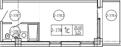 Продается 1-комн. квартира, 26.6 м²