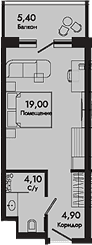 Продается 1-комн. квартира, 28 м²