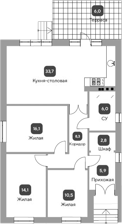 Коттедж в «Коттеджный поселок Загород 2»