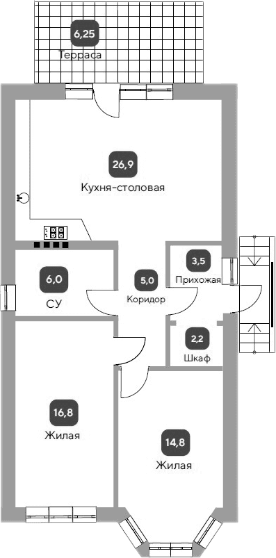 Коттедж в «Коттеджный поселок Загород 2»