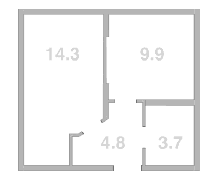 Продается 1-комн. квартира, 32.7 м²