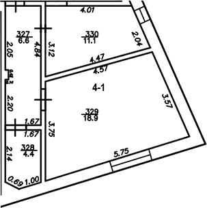 Продается 1-комн. квартира, 41 м²