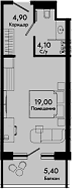 Продается 1-комн. квартира, 28 м²