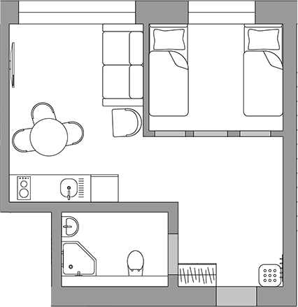 Продается 1-комн. квартира, 31.2 м²