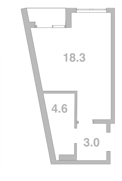 Продается 1-комн. квартира, 25.9 м²