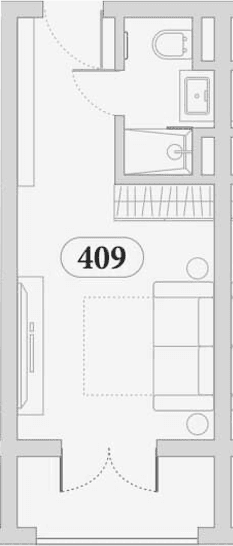 Продается 1-комн. квартира, 25.7 м²
