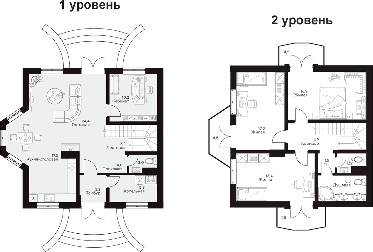 Коттедж в «Коттеджный поселок Загород 2»