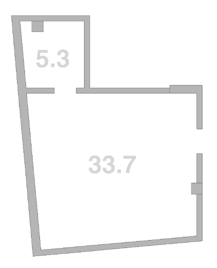 Продается 1-комн. квартира, 38.8 м²
