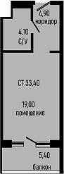 Продается 1-комн. квартира, 28 м²