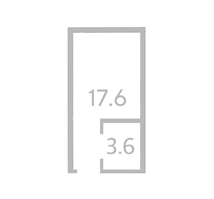 Продается 1-комн. квартира, 17.6 м²
