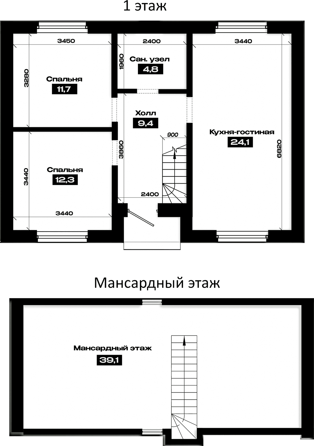 Коттедж в «Коттеджный поселок Мелодия»