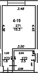 Продается 1-комн. квартира, 20.6 м²