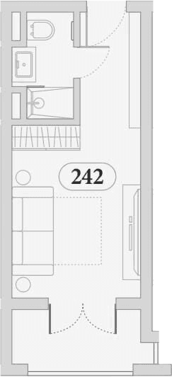 Продается 1-комн. квартира, 25.7 м²