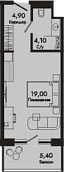 Продается 1-комн. квартира, 28 м²