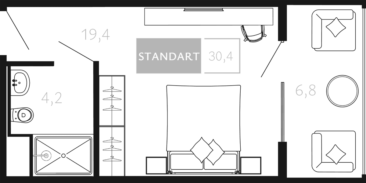 Продается 1-комн. квартира, 23.6 м²