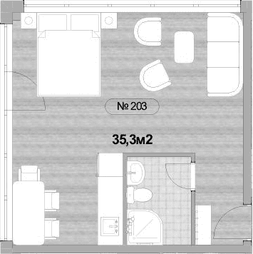 Продается 1-комн. квартира, 35.3 м²