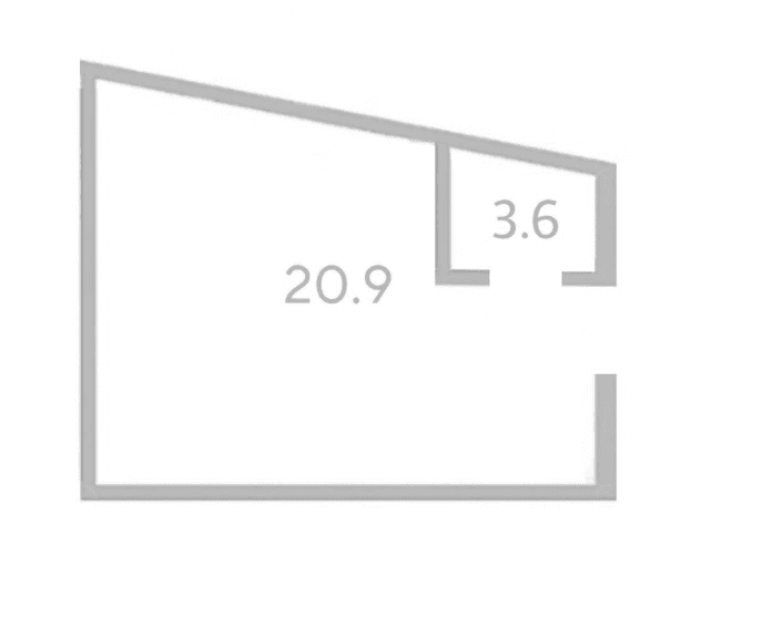 Продается 1-комн. квартира, 20.9 м²