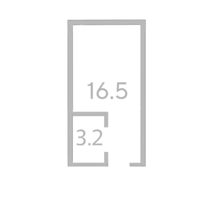 Продается 1-комн. квартира, 16.5 м²