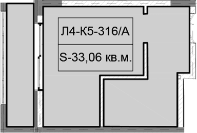 Продается 1-комн. квартира, 33.06 м²