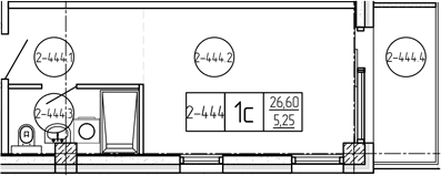 Продается 1-комн. квартира, 26.6 м²