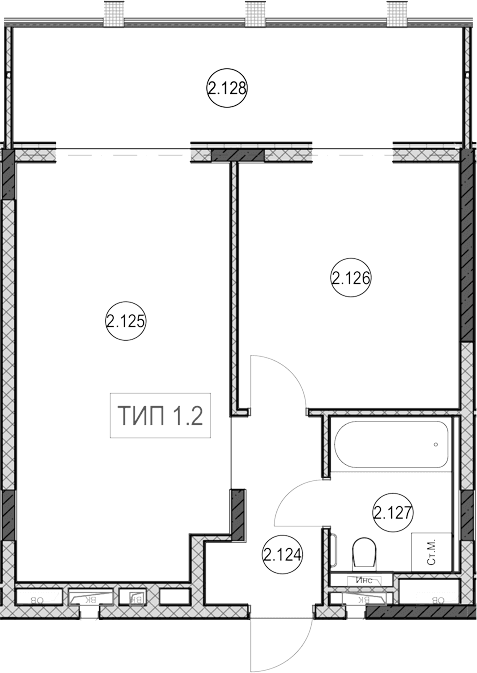 Продается 1-комн. квартира, 26.1 м²