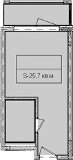 Продается 1-комн. квартира, 53.95 м²