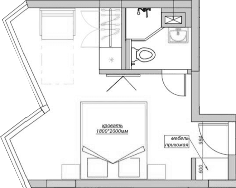 Продается 1-комн. квартира, 22.9 м²