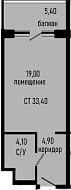 Продается 1-комн. квартира, 28 м²