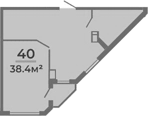 Продается 1-комн. квартира, 38.4 м²