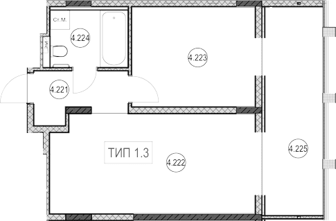 Продается 1-комн. квартира, 26.2 м²