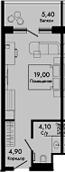 Продается 1-комн. квартира, 28 м²