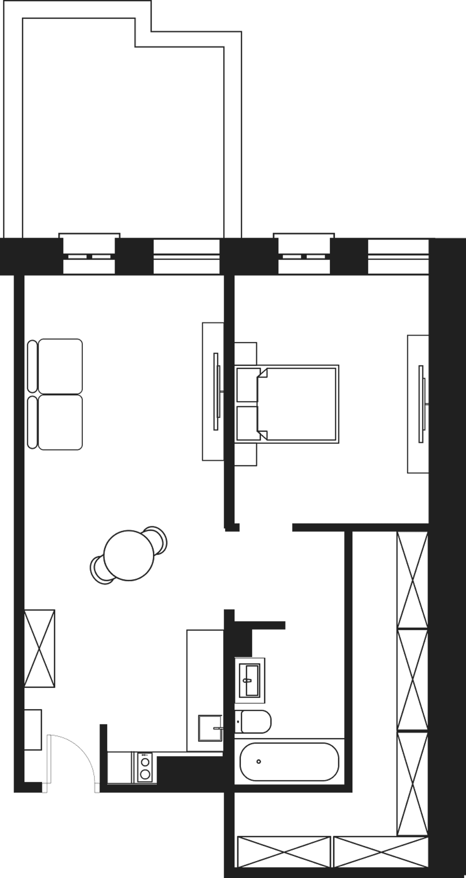 Продается 1-комн. квартира, 67.69 м²