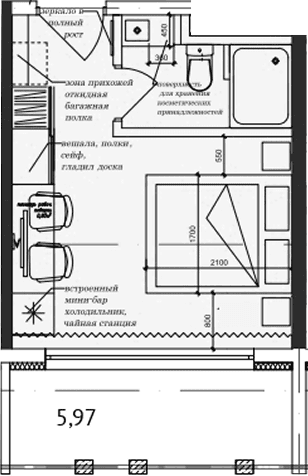 Продается 1-комн. квартира, 19.47 м²