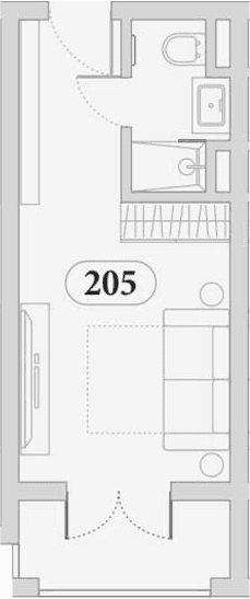 Продается 1-комн. квартира, 25.7 м²