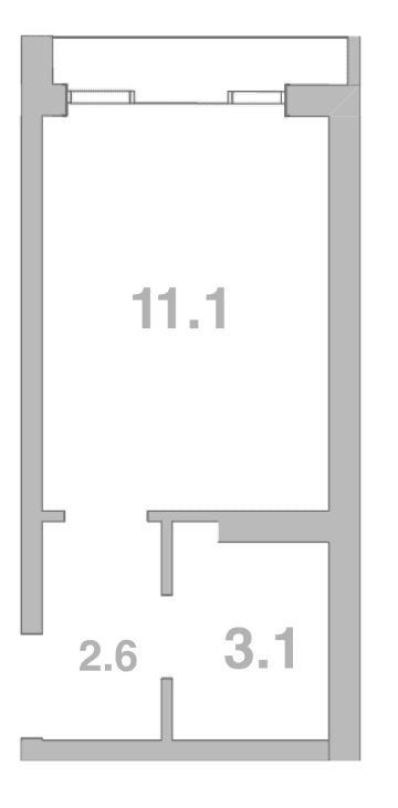 Продается 1-комн. квартира, 16.8 м²
