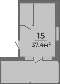 Продается 1-комн. квартира, 37.4 м²