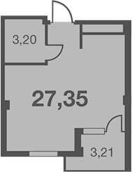 Продается 1-комн. квартира, 24.14 м²