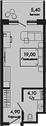Продается 1-комн. квартира, 28 м²