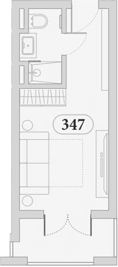 Продается 1-комн. квартира, 25.7 м²