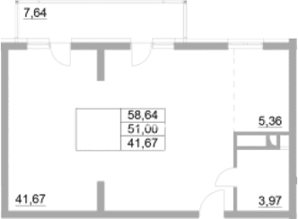 Продается 1-комн. квартира, 51 м²
