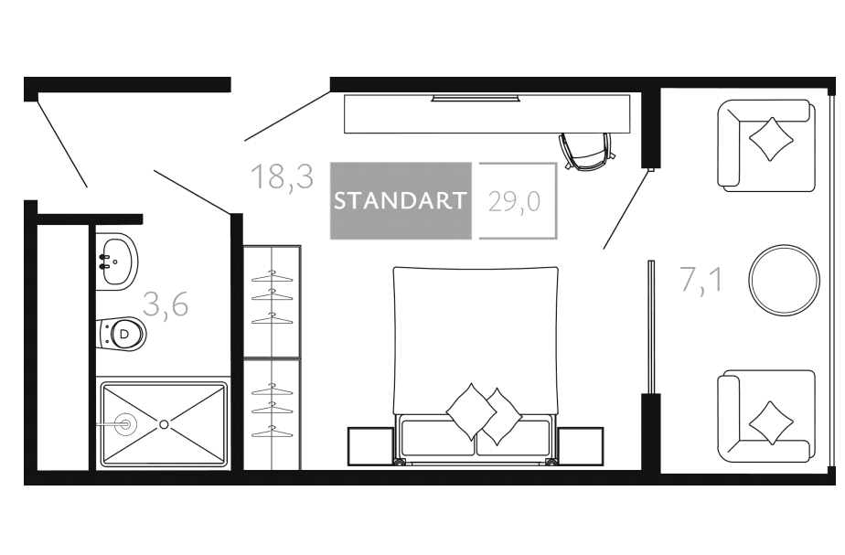Продается 1-комн. квартира, 21.9 м²