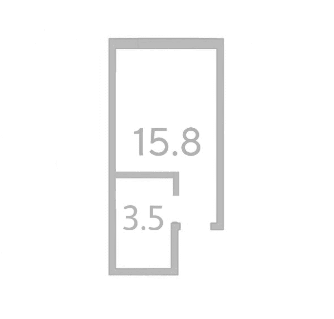 Продается 1-комн. квартира, 15.8 м²