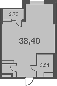 Продается 1-комн. квартира, 35.65 м²