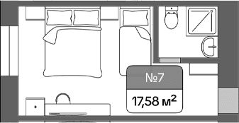 Продается 1-комн. квартира, 17.58 м²