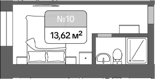 Продается 1-комн. квартира, 13.62 м²