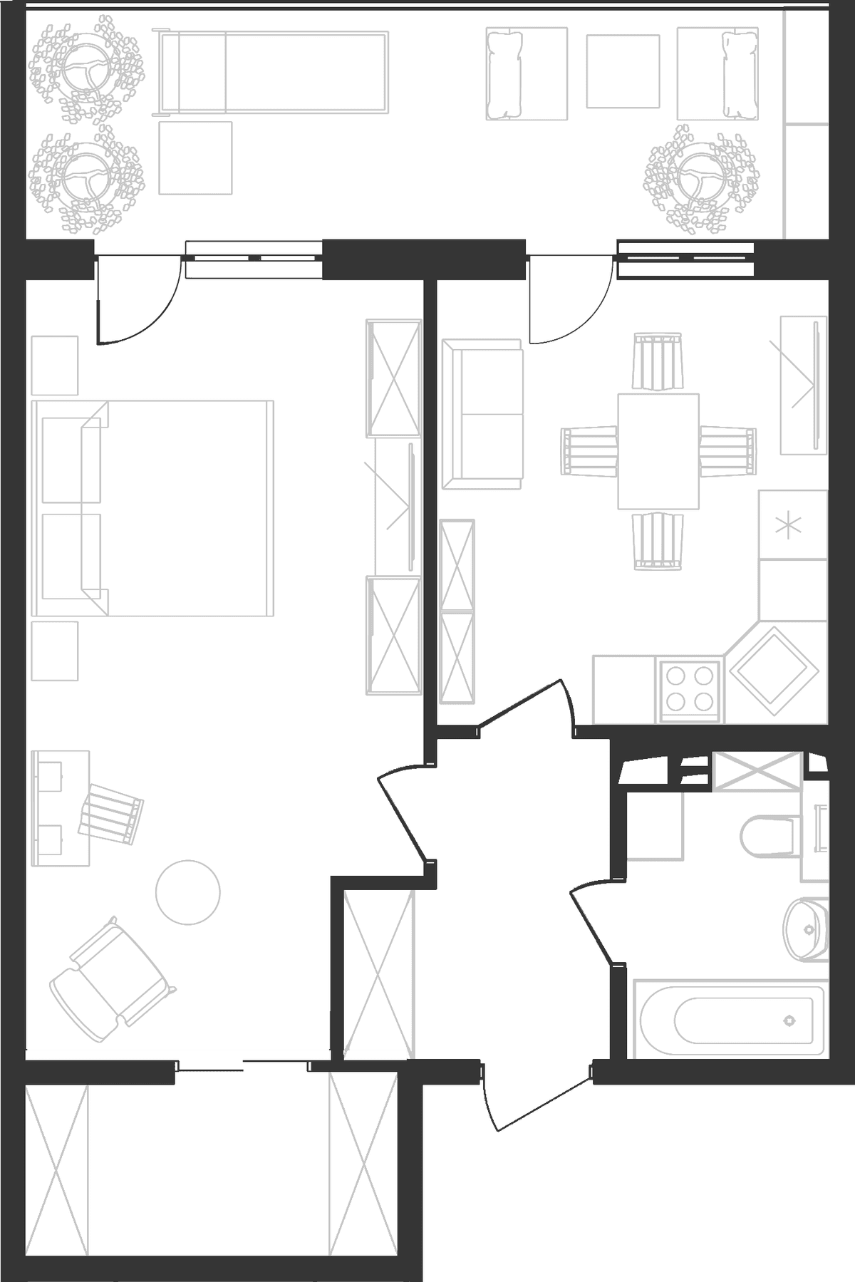 Продается 1-комн. квартира, 51.21 м²