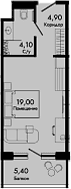 Продается 1-комн. квартира, 28 м²
